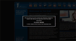 Desktop Screenshot of 1call.co.uk